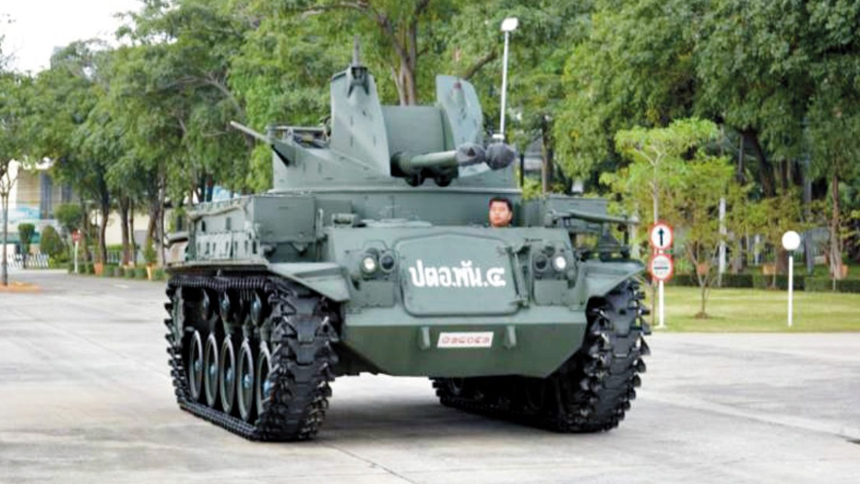 军方战车将于10-12日进入曼谷