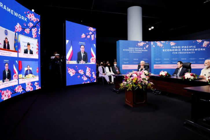 巴育总理远程出席印太经济框架会议