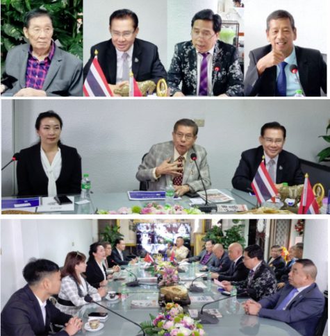 中国达商总会代表团访问泰中艺联
