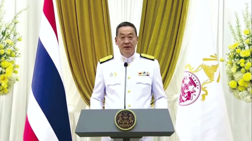 皇上陛下正式任命赛塔为泰国第30位总理