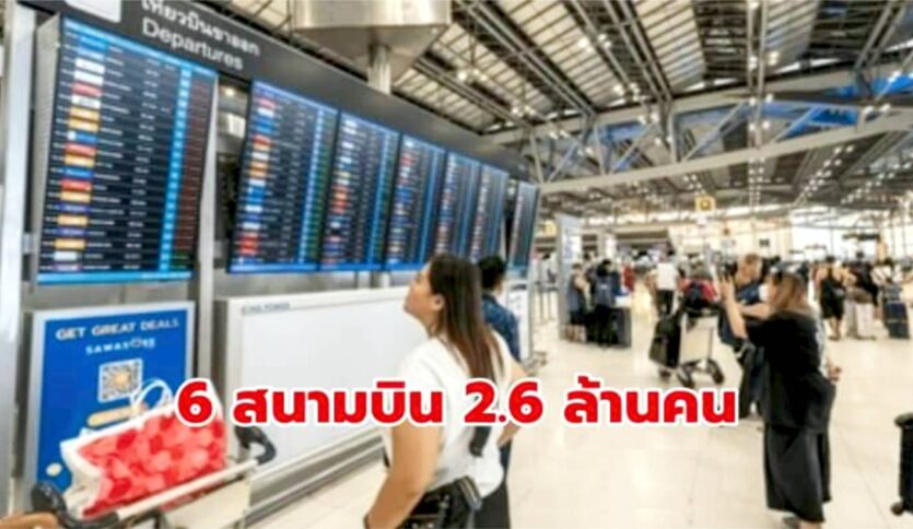 泰国6大机场新年客流量预计将达260万人次