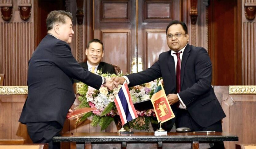 泰国-斯里兰卡签署自由贸易协定