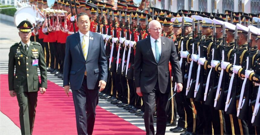 赛塔总理欢迎澳大利亚联邦总督访泰